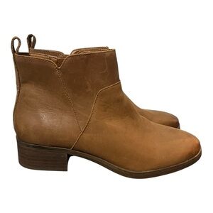 Lucky Brand Prenma Ankle Bootie Women's Size 10 Tan Leather NEW